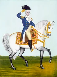 General Washington en un Caballo Blanco, c.1835